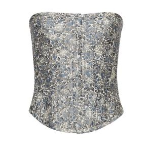 Tiger mist Milly Brocade corset Top, size xs. Multi colors.